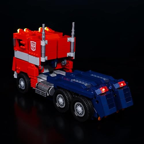 Miniatura 9 de Kyglaring Kit de iluminación LED (sin modelo) diseñado para Lego Optimu Prime Transformer 10302 modelo kit de construcción - sin juego Lego (versión