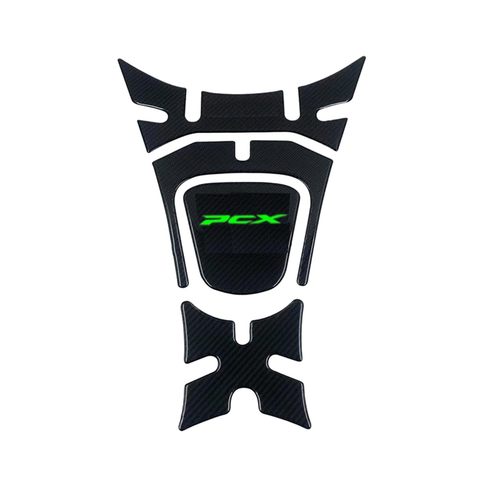 Motorcycle Tank Pad Gas Fuel Sticker Decal Emblem Protector for PCX125 PCX150 PCX 125 150 2018 2019 Helmet Protector(Color1)