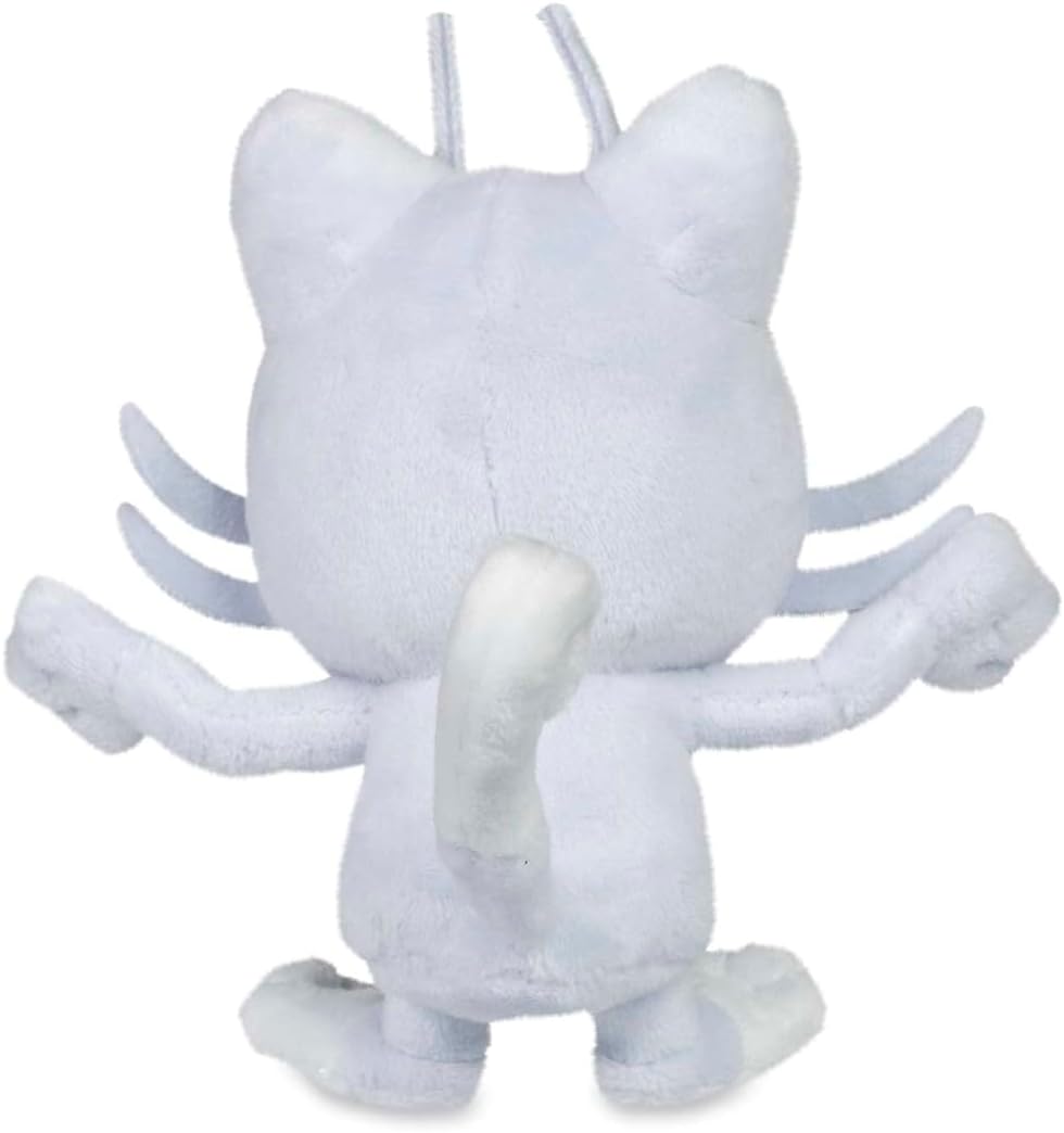 Pokémon Center: Alolan Meowth Sitting Cuties Plush - Image 4
