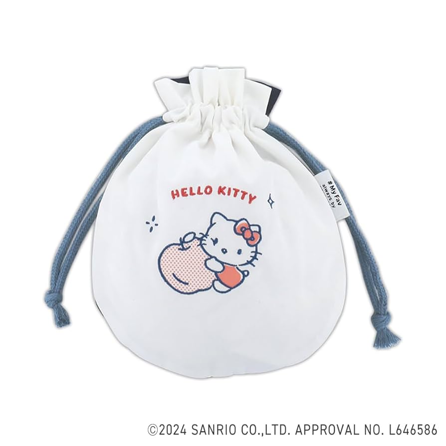 Amazon.co.jp: フラワーリング 巾着ポーチ(サンリオ