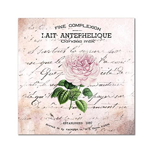 Rose française panneau en bois pour embellir un mur vide de salon Fine Complexion Candes