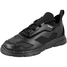 Prada Men's 4E3515 DEP F0002 Leather Trainers/Sneaker