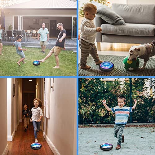Nazano 3-In-1 Hover Hockey Soccer Ball Kids Toys Set, Led Lights Floating Air Football, Indoor Outdoor Sport Toys For Kids, Christmas Birthday Gifts For Boys Girls Aged 3 4 5 6 7 8-12 #TOP6