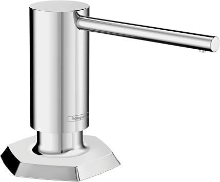 hansgrohe3-inch Bath and Kitchen Sink Soap Dispenser Transitional in Chrome, 04857000