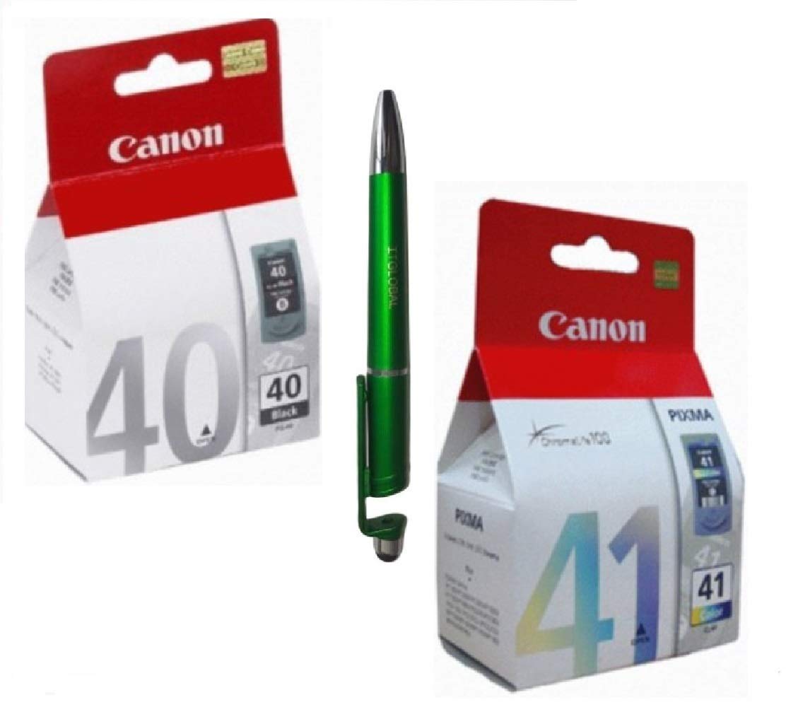 Canon PG 40 & CL 41 Ink Cartridge Pixma iP1200 1300 1600 1700 1880 1980 2200 2580 2680 IP 6210D 6220D 6320D JX201 210P with ITGLOBAL 3in1 Multi-Function Mobile Stand, Stylus, Pen (B081F8N39B) Amazon Price History, Amazon Price Tracker