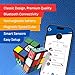 The Original Rubik’s Connected, Go from Beginner to Pro in No Time. 3x3 Smart Magnetic Intelligent Speed Cube. User Friendly App & Online Battles. Rechargeable Battery. STEM Puzzle. Fits All Ages