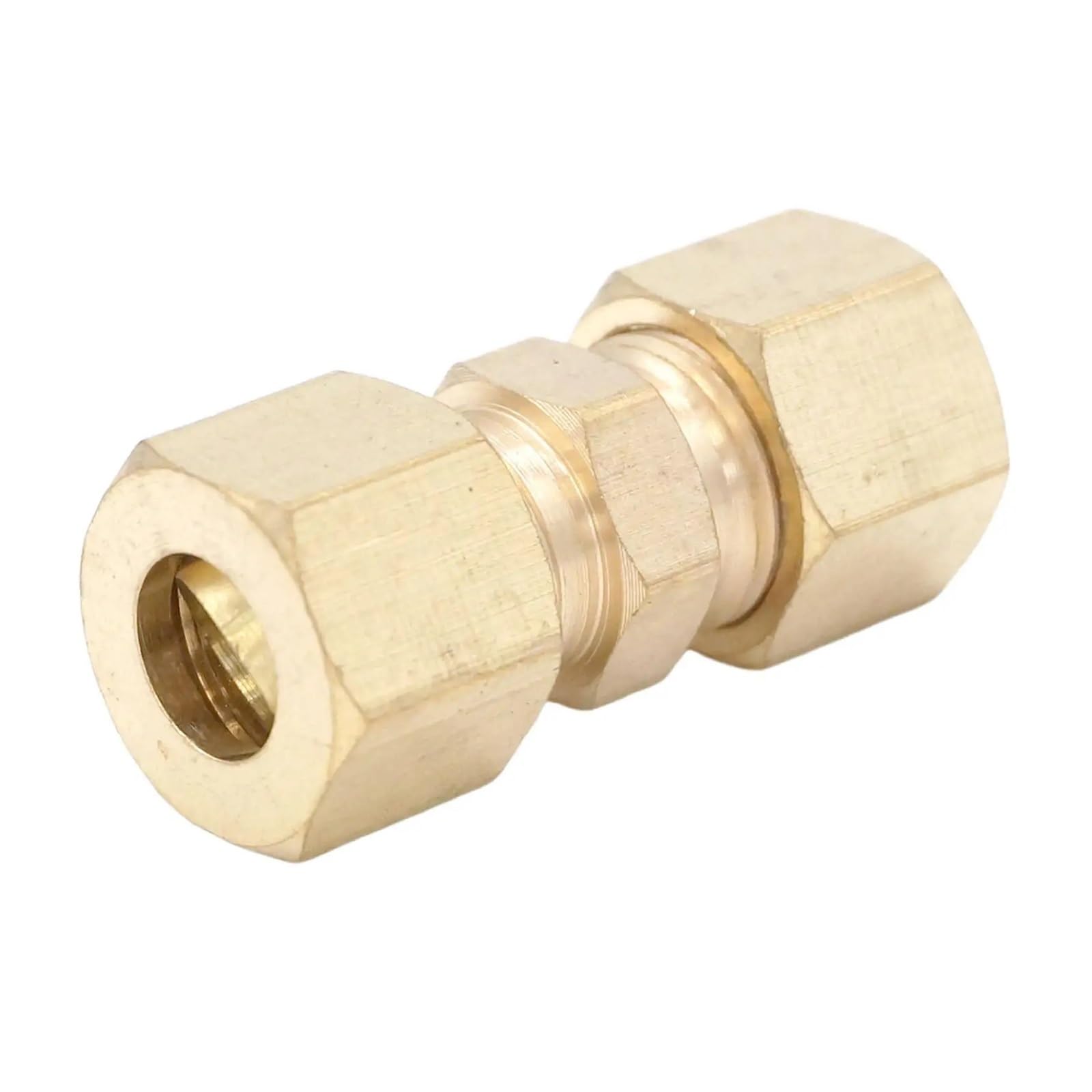 Smglrueat One Color Compression Fitting Fit 1/8" Tube O.d Straight Equal Hex Reducer Brass Pipe Connector