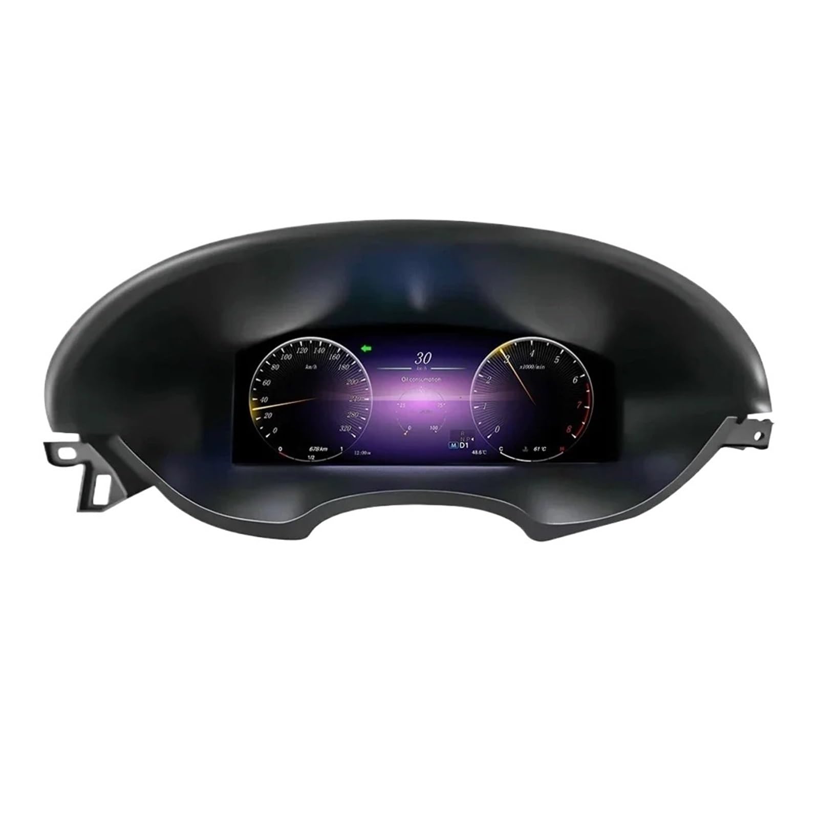 DGOINGPI Boost Gauge Fit For Mercedes Fit For Benz CLS NTG4.5 2012-2017 LCD Car Digital Dashboard Cluster Virtual Instrument Panel Speedometer 12.3"