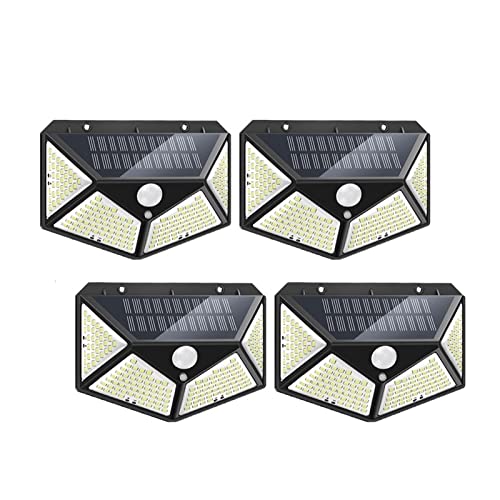 Lampe solaire avec capteur de mouvement étanche et puissant projecteur de rue 180