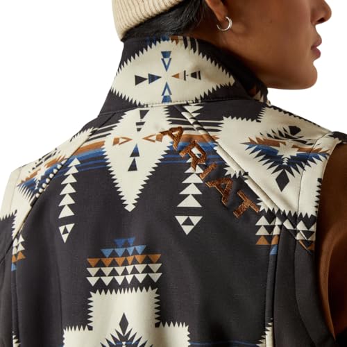 ARIAT Women's Logo Softshell Print Vest4