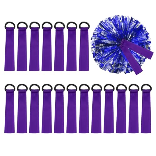 Pompons de pom-pom girl avec étiquettes pour éviter la perte de matériel