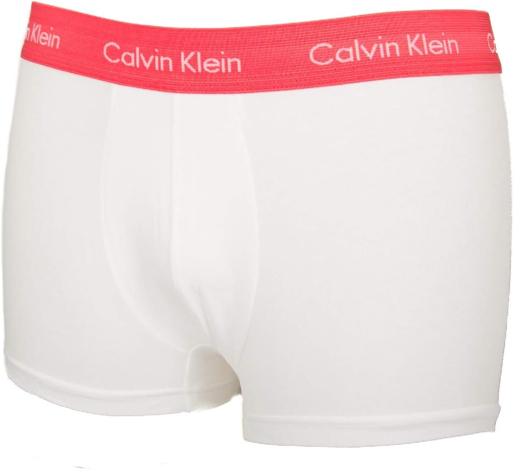 Calvin Klein Pack of 3 boxer man tripack trunks CK item U2664G LOW RISE TRUNK, BUH W-blue whale/Wildflower/Bubblegum, X-Small - Image 3