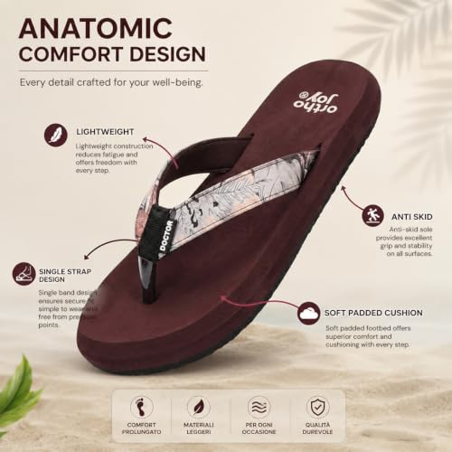 Image of ORTHO JOY Fancy Doctor Slipper || Orthopedic Fashionable /Comfortable slipper for Women