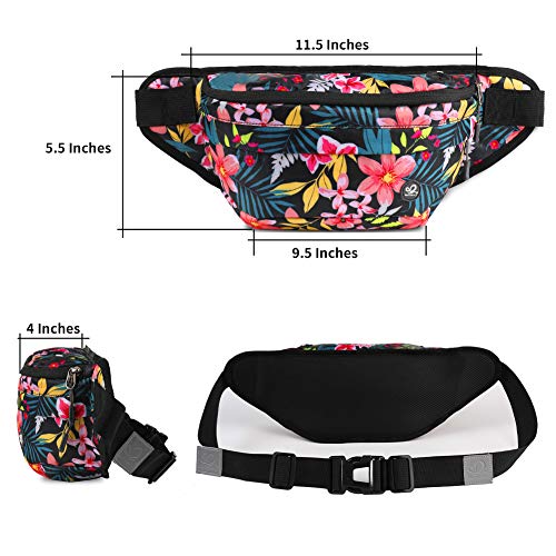 image for WATERFLY Fanny Pack for Men Women Water Resistant Large Hiking Waist B