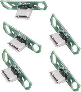 90° Micro-USB Auf Micro-USB Kabel – Flach, 16 Cm, 5-polig, Für Daten & Laden