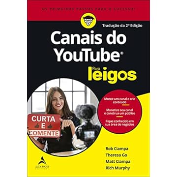 Capa do livro Canais do Youtube Para Leigos - 2ª edição
