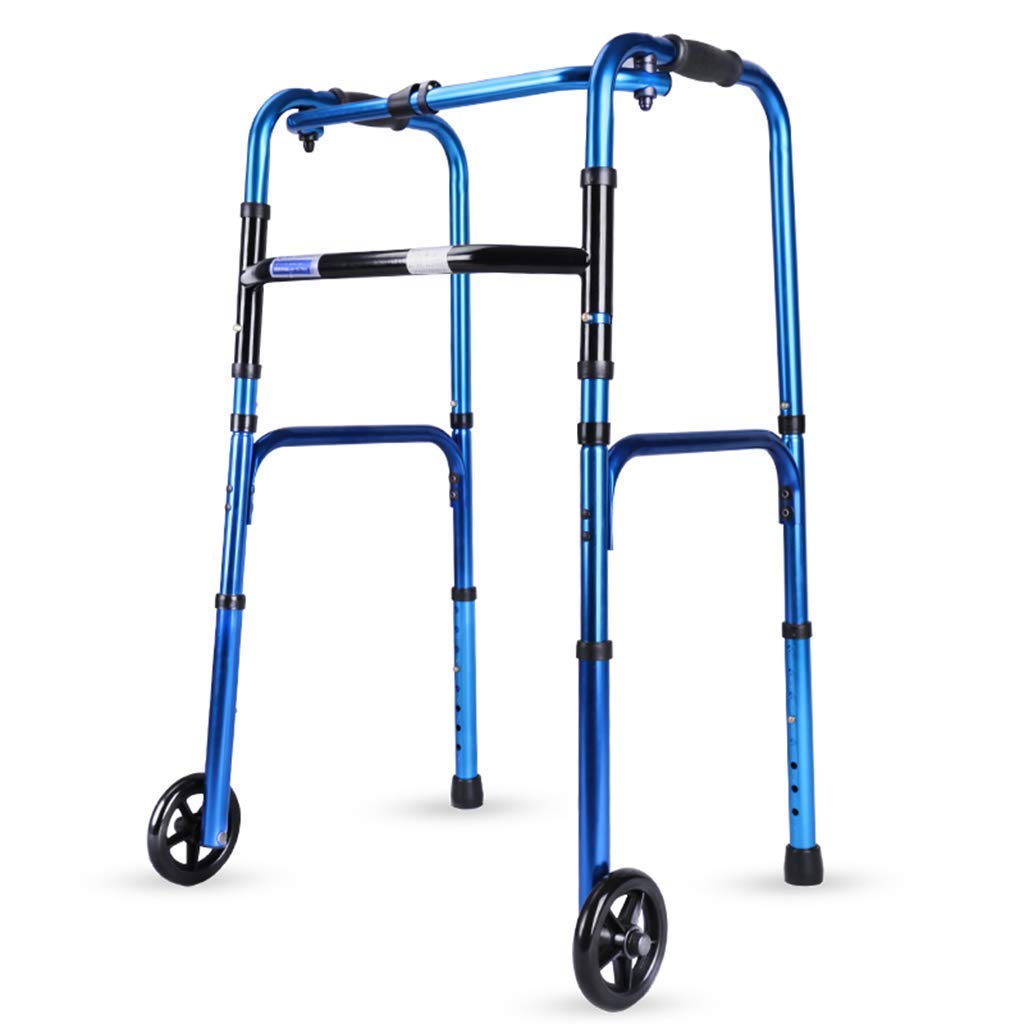 Buy Walkers for seniors Walking Frame, Rolling Walkers HeavyDuty Folding Walker with Wheels for