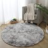 Ultrazachte moderne karpetten,Tie-dyed rond tapijt, thuis antislipmat-D_160 * 160CM,Woonkamer slaapkamer Tie-Dye karpet