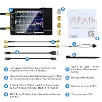 [Aktualisiert] AURSINC NanoVNA-H Vektor-Netzwerkanalysator 9 kHz -1,5 GHz Neueste HW-Version 3.7 MF HF VHF UHF Antennenanalysator zur Messung von S-Parametern, Spannung, Stehwellenverhältnis, Phase – Ansicht 9
