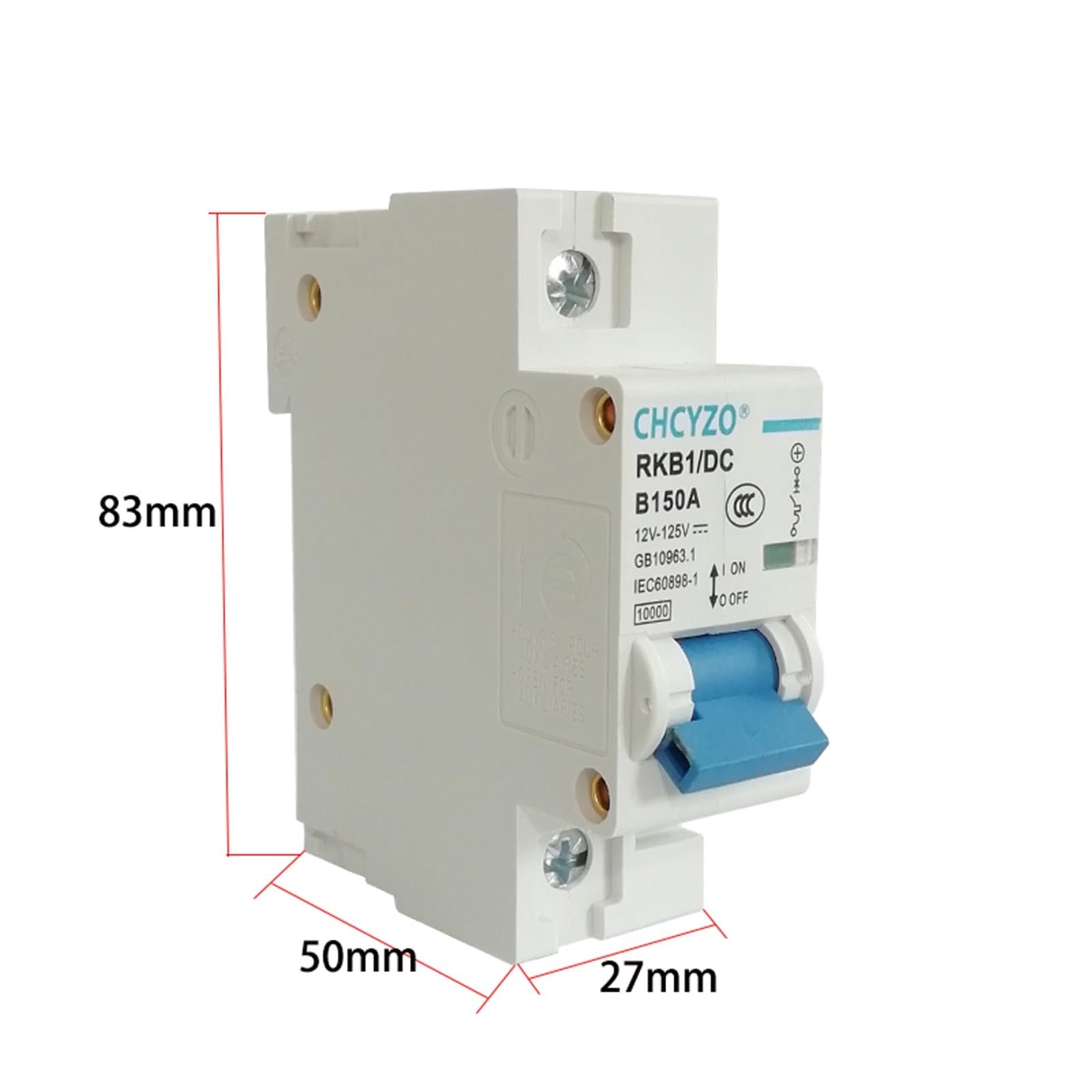 DC 1P 2P 12V 24V 36V 48V 96V 120V DC Schalter Mini Solar Schalter 100A 150A 200A 250A Trennschalter (1,200A)