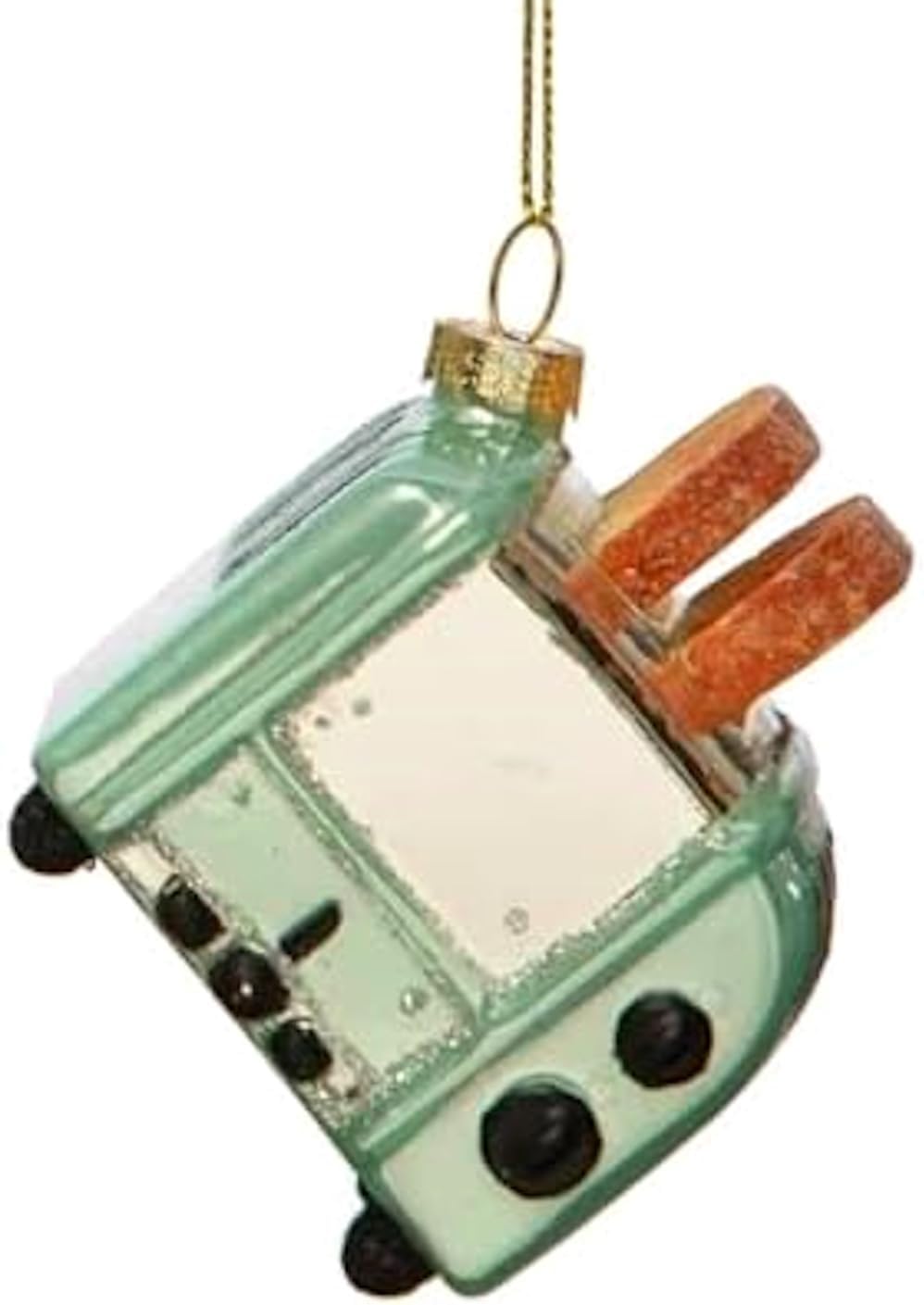 Bridge Collection Toaster Christmas Tree Ornament - Toasted Bread Breakfast Kitchen Appliance Ornament