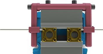 18-000 Pro Vise Stop Double Side - Low Profile CNC Milling Workstop for 6 Vises, Fast, Accurate Part Setup, Repeat Setup with Rotating Arm for Total Clearance, Locates multiple parts