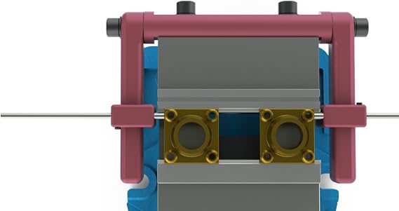 18-000 Pro Vise Stop Double Side - Low Profile CNC Milling Workstop for 6 Vises, Fast, Accurate Part Setup, Repeat Setup with Rotating Arm for Total Clearance, Locates multiple parts