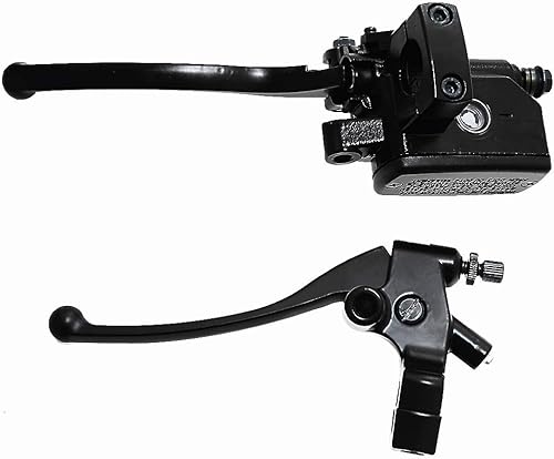 Miniatura 8 de Saihisday Palanca de cilindro maestro de freno para Honda NV400 NV600 NV750 VF750 VT250 VT750 VT1100 VT1300 un par. Plata