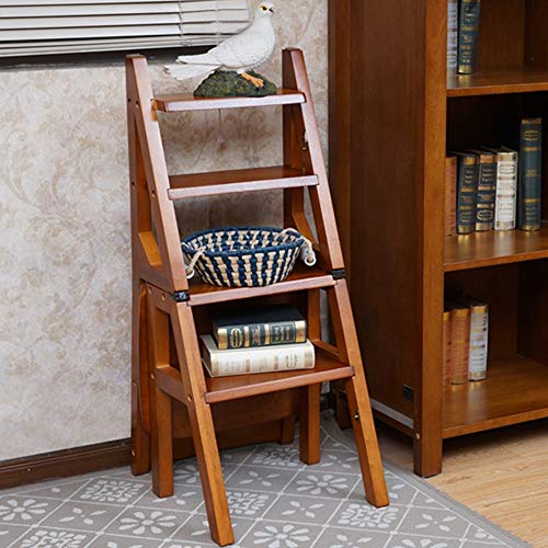 Tabouret escalier en bois massif élégant et robuste pour la maison - 7