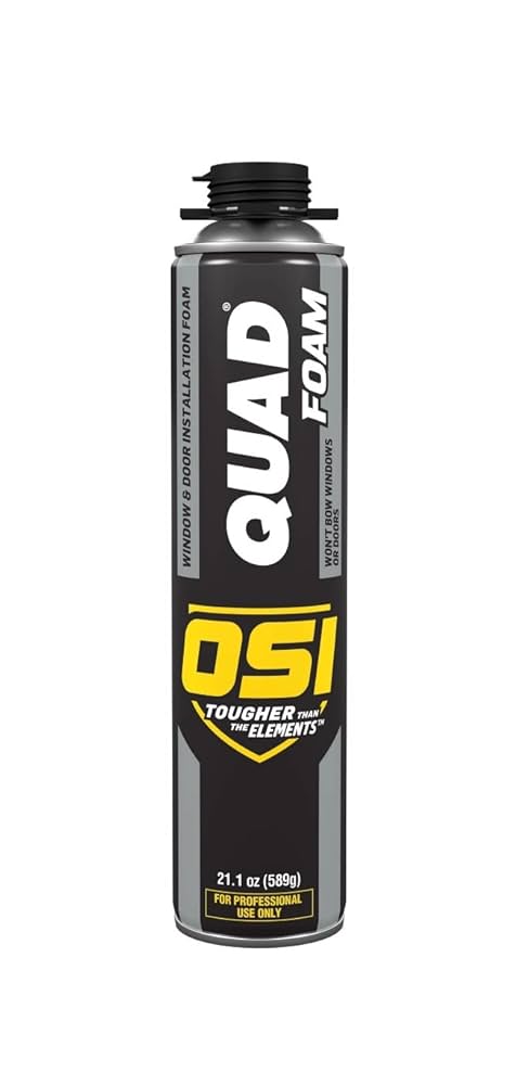 12 Pack of 20.45 oz OSI 1866185 Quad Window and Door Foam
