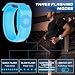 Wrymish LED Armband, 6 Stück Leuchtband Joggen für Kinder Erwachsene, Sicherheit Leuchtarmband, Reflektorband mit Blinkende LED Light für Nachtlaufen Radfahren Hundewandern Partys Konzerte(6 Farben)