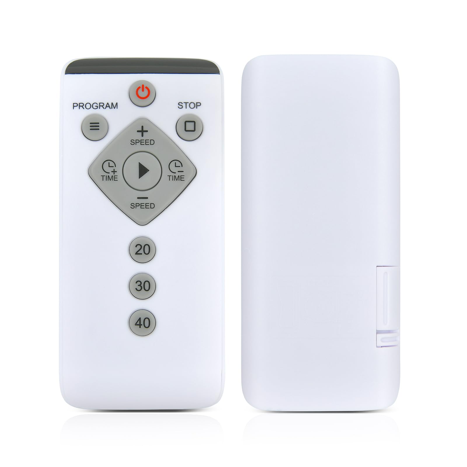 Replacement Remote Control for MERACH Foryond YGZ Vibration Plate Exercise Machine Compatible with MR-2468 JF-B-26 Models White
