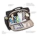 JuJuBe BFF Convertible Unisex Diaper Bag Backpack, Baby Bag with Changing Pad, Black Out