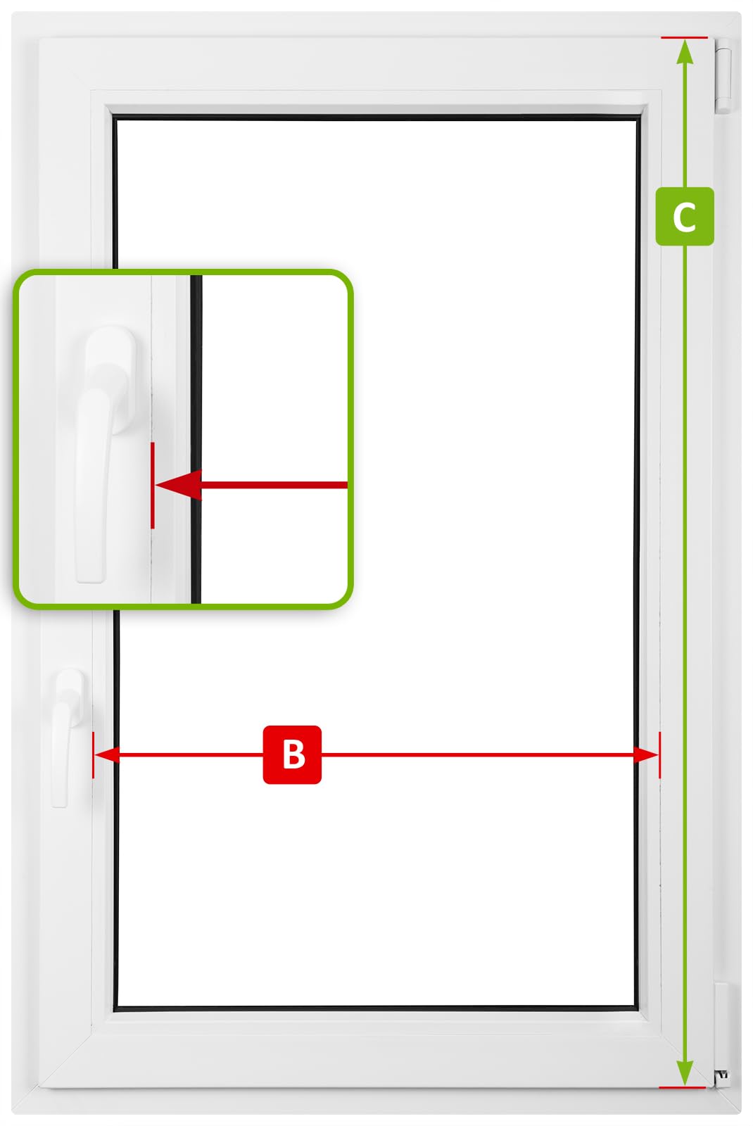 RENA Wabenplissee Thermo Plissee ohne Bohren Verdunklungsplissee Blickdicht Fenster Balkonfenster Balkontür Verdunkelung Sonnenschutz Innen Sichtschutz Hitzeschutz Schwarz 65x200 cm