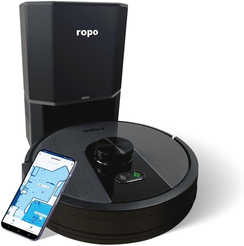 Robô Aspirador Ropo Glass 4 Pro Preto: Testado por 10 dias em casa