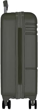 Movom Galaxy, Kabinenkoffer, Kofferset, Aus ABS, einem starken und leichten Material, Seitliches Zahlenschloss am Koffer fur sicheres Reisen, Black/White, 40 x 55 x 20 cm, Cabin Suitcase