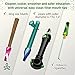 Silicone Cigarette Tips - Smoking Accessories - Holder for Rolling Papers and Raw Papers - Assorted Colors and Sizes - Set of 4