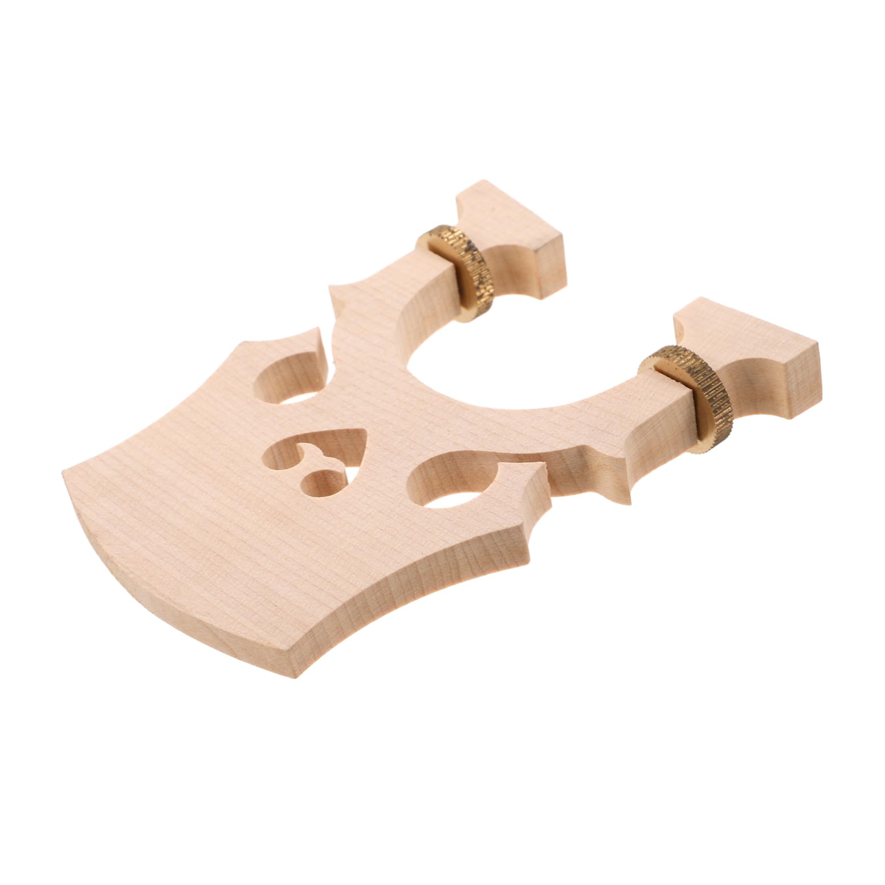NULYLU Adjustable Maple Cello Bridge for Low and Tall Height Options Essential Replacement Part for Beginners Enhances Comfort and Sound Performance
