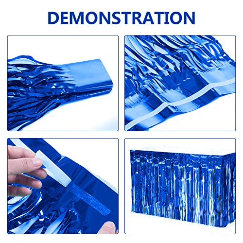 JTgugu 4 Pezzi Tende con Frange Metalliche Tende