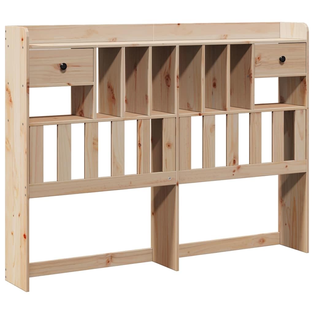 vidaXL Cabecero de Cama con almacenaje Madera Maciza de Pino 140 cm