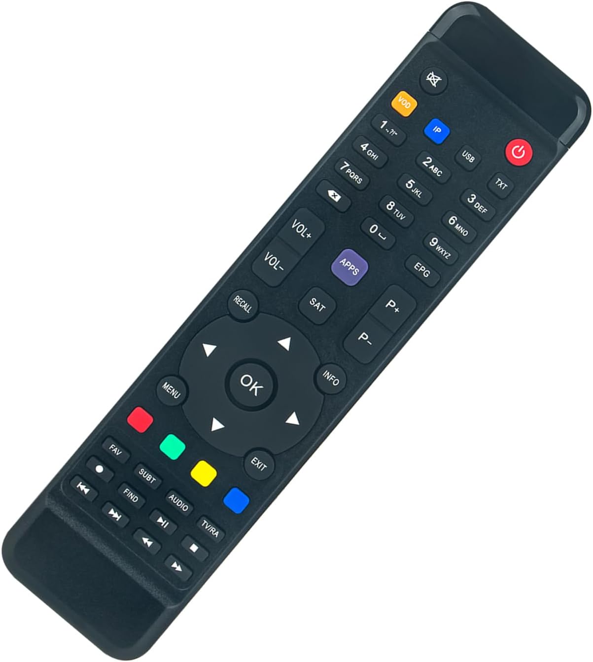 VINABTY Replacement Remote Control --fit for icone Satellite Receiver Vogue One, Max, Pro remote control, SYJ-1883-SYJ