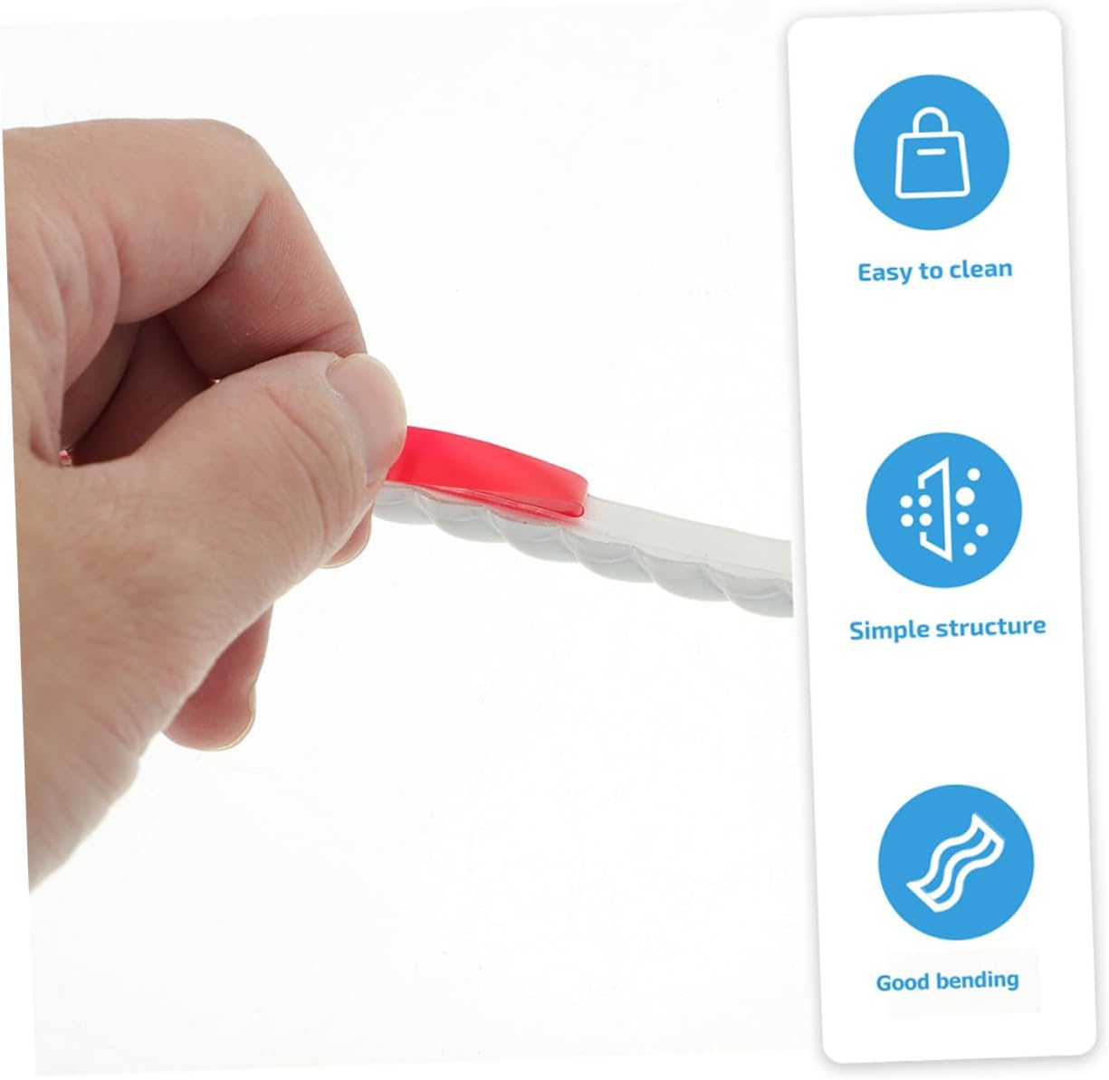 Gadpiparty 1roll Flexible Peel and Stick Wall Trim Molding for Home Decor Self-Adhesive Ceiling and Corner Trim Relief Design Easy to Install for Living Room Kitchen Bedroom