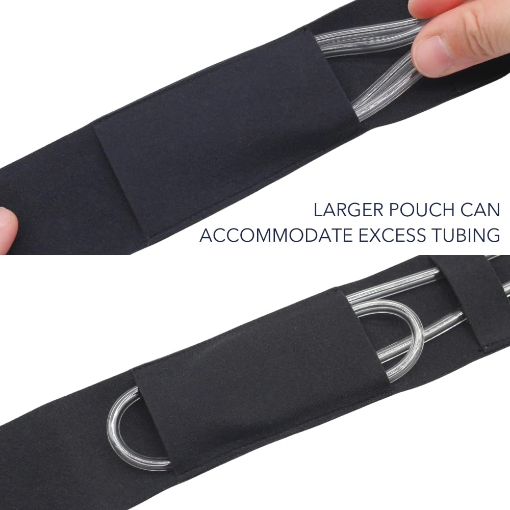 Ceinture de tube de dialyse péritonéale - Ceinture de cathéter PD fine, douce et extensible - Sans danger pour la peau - Fabriquée au Royaume-Uni - Accessoires médicaux de dialyse péritonéale