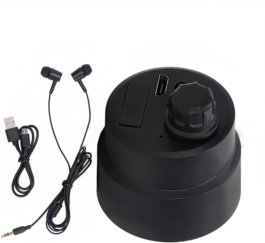 Water Leakage Detection, Wall Pipe Leak Listen Detector Underground Monitor High Sensitive Sound Intensifier Ear Listening Device with Earphone for Home Bedrooms Basement Kitchen Bathroom Laundry
