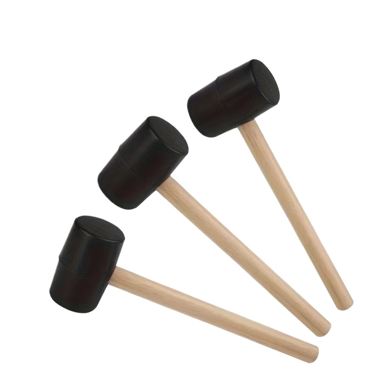 Xctdsvah Black200g Rubber Mallet Rubber Mallet Hammer