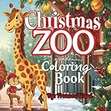  Christmas Zoo Coloring Book