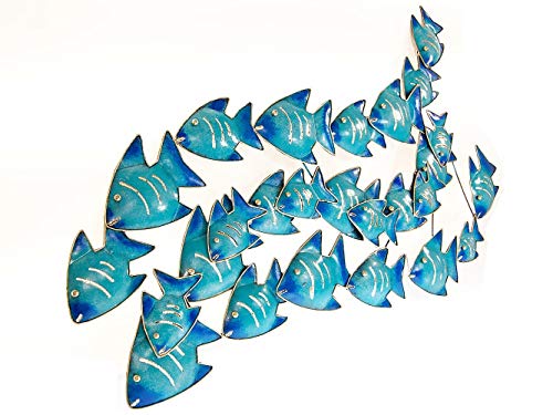 Décoration murale métal étoile de mer 80 cm ornement intérieur - 2