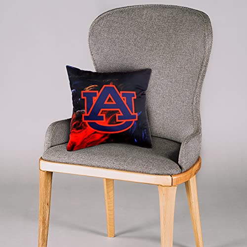 Image of College Covers Auburn Tigers 2 Sided Color Swept Decorative Pillow, 16 inch, Made in The USA