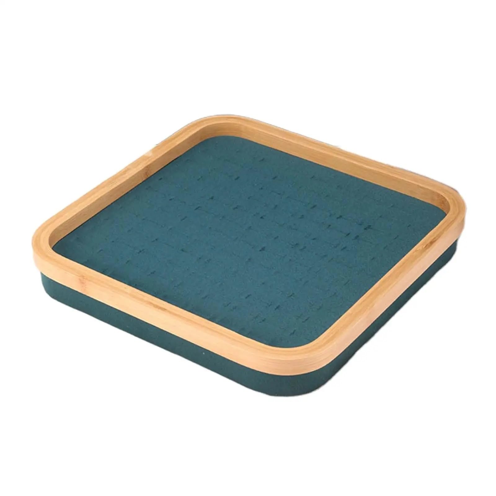 LLXYWJ Bandeja de joyería Organizador de Joyas Caja de Almacenamiento de Joyas Pendientes Pulseras Bandeja de joyería para encimera para Pendientes, Collar, Anillo y Pulsera (Gris)
