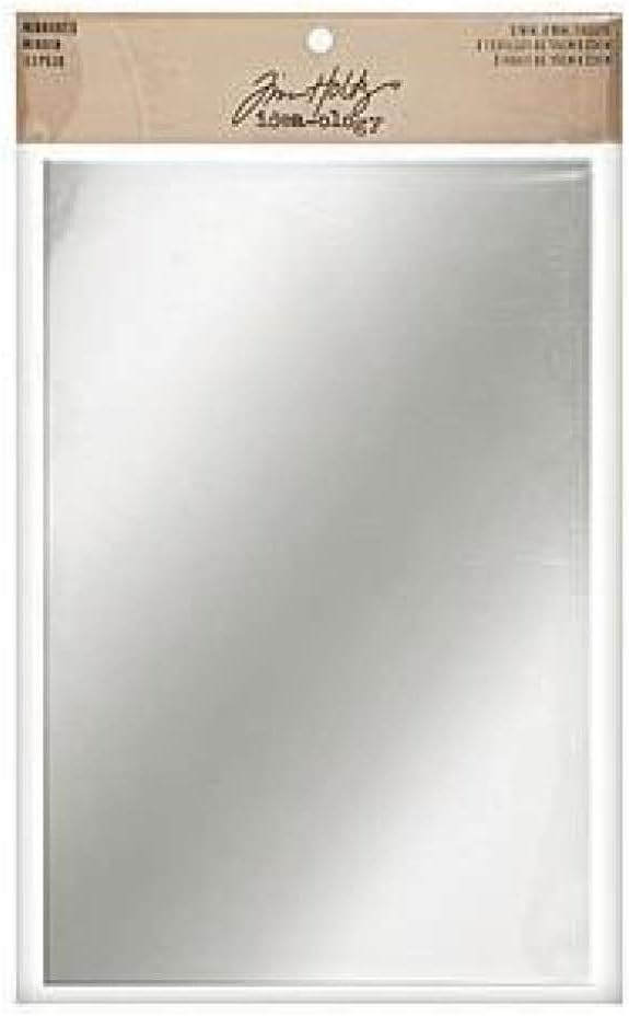 Tim Holtz Idea-ology TH93029 Mirrored Sheets, 2 Sheets, 6 x 9 Inches, Polystyrene
